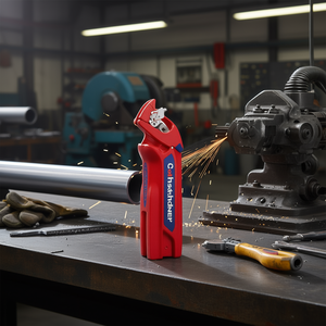 Cortador de tubos KNIPEX 90 22 10 BK, cuchillas de acero de precisión manuales para tubos metálicos - Product Image 2