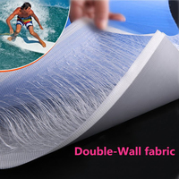 Tissu à Double paroi en Pvc de haute qualité pour Kayak gonflable de planche à pagaie et tapis de gymnastique en tissu pour matelas pneumatique