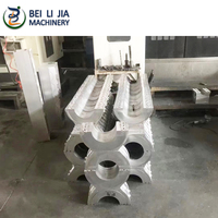 Calibrador de Moldes de Extrusión de Tubería Corrugada de Alta Precisión BEILIJIA, Canal de Enfriamiento por Agua, Modelo Personalizado de Aluminio de Alta Velocidad