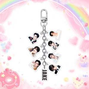 Porte-clés à chaîne de téléphone portable <span class=keywords><strong>en</strong></span> acrylique imprimé double face personnalisable (1 pièce) Kpop Enhypen - Product Image 4