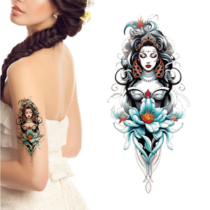 Waterproof Womens Arm Temporary <b>Tattoo</b> Sticker Festive <b>Paper</b> Body Art Decal for Party Festival Application Professional Use - Product Image 5