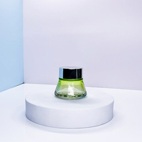 Ensemble de contenants en verre vides uniques pour soins de la peau, pot à crème de 30g, flacon pompe doré pour lotion et huile essentielle de 30-120ml pour cosmétiques