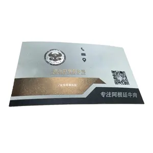 China Custom Logo gedruckt Hot Stamp ing Visitenkarte Carte Printing 1200gsm Custom Design Custom ized Offsetdruck