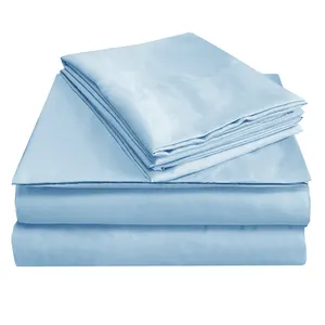 Made In China Simple Style Soft Duvets And Bed Sheets Microfiber Twin Bed Sheet Set