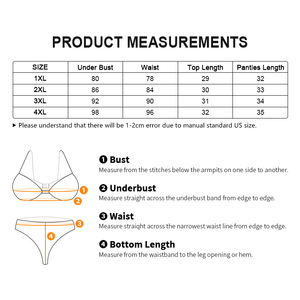 Wholesale Fat Girls Plus Size Embroidery <strong>Bra</strong> and Panties Sets Womens Panty Sexy Lingerie - Product Image 5