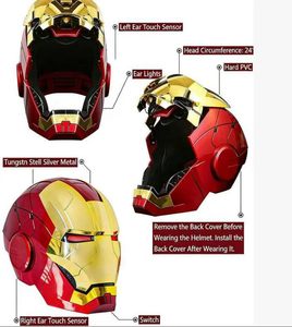 Versión Mejorada 2026 <span class=keywords><strong>MK5</strong></span> Mark5 Autoking, <span class=keywords><strong>Casco</strong></span> <span class=keywords><strong>de</strong></span> <span class=keywords><strong>Iron</strong></span> <span class=keywords><strong>Man</strong></span> con Control por Voz, Automático, para Cosplay - Product Image 6