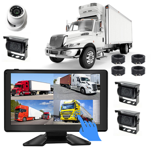 9-inch 4CH xách tay <span class=keywords><strong>LCD</strong></span> 1080P Xe Bảng điều khiển màn hình cảm ứng màn hình chia màn hình <span class=keywords><strong>video</strong></span> ghi sao lưu máy ảnh 1 năm bảo hành Mack - Product Image 2