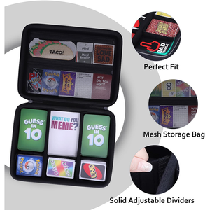 Étui de rangement rigide en EVA pour plus de <span class=keywords><strong>300</strong></span> cartes, pour toutes les cartes de jeu TCG standard, antichoc, portable, organisateur de voyage - Product Image 5
