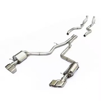 A-HPF Acier inoxydable 1,5 mm poli miroir, système d'échappement Catback à soupape sonore, son aiguisé, pour Benz C63 AMG W204 C300 C200