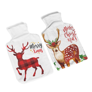 Hochwertige OEM-Logo Thermoskanne Heißwasserflasche Niedliches Cartoon-Design zum Warmhalten der Hände Weltweit Beliebte Funktionssichere Wärmflasche - Product Image 2