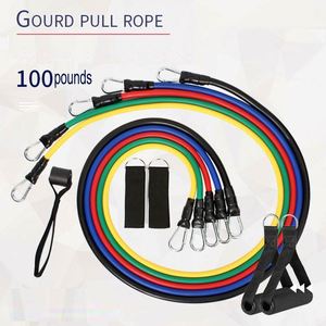 Ensemble de 11 bandes de résistance en TPE et latex, réglables sur 5 niveaux, pour la musculation et le fitness, avec logo - Product Image 2