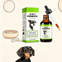 Gouttes de saveur de dinde OEM avec oméga-3 pour l'inflammation intestinale, gouttes probiotiques pour l'intestin