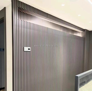Panneau mural décoratif moderne en bois massif imperméable pour la décoration intérieure de villas, hôtels et bureaux - Product Image 5