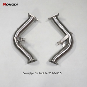 ท่อไอเสียสแตนเลสอเนกประสงค์คุณภาพสูงสำหรับ Audi S4 B8 B8.5  ท่อไอเสียรถยนต์  หม้อพักไอเสีย Audi - Product Image 2