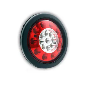 Cao quality12 24V 8 Led Red ambere Trailer xe tải dừng lần lượt phía sau đảo ngược kết hợp đuôi ánh sáng cho máy kéo xe tải RV cắm trại