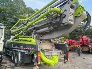 Yüksek verimli <span class=keywords><strong>Zoomlion</strong></span> 63m beton pompası kamyonu 200m ³/h 7RZ 6 bölümlü Scania şasi - Product Image 5