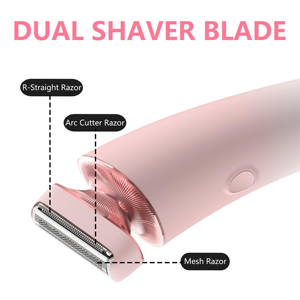 Afeitadora de dama con batería de litio totalmente lavable HTC IPX6 con carga USB - Product Image 3