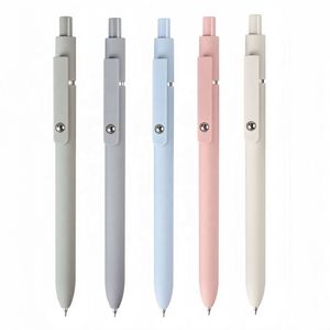 Stylos à bille rétractables 1,0 mm, encre noire, corps en plastique, pointe fine, écriture fluide, séchage rapide pour le journaling - Product Image 1