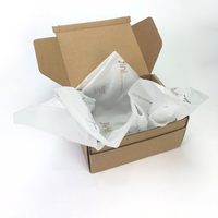 Papier de soie écologique de marque, résistant à l'humidité, avec design numérique, pour l'emballage de chaussettes et de cadeaux
