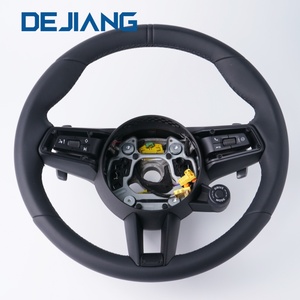 Volante Deportivo de Cuero para <span class=keywords><strong>Porsche</strong></span> <span class=keywords><strong>CARRERA</strong></span> <span class=keywords><strong>GT</strong></span> 991 911 992 <span class=keywords><strong>Porsche</strong></span> Cayenne Coupe, <span class=keywords><strong>Nuevo</strong></span>, Mejorado, Alta Calidad, GRAN VENTA - Product Image 1