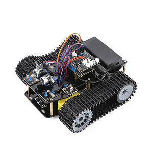 مجموعة روبوت دبابة تعليمية للبرمجة من ACEBOTT مع دليل تعليمي للكبار والأطفال، طقم روبوت دبابة DIY مع واي فاي وتطبيق للبرمجة باستخدام ESP32 لأردوينو - Product Image 1