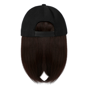 BOBO Pelo Corto <span class=keywords><strong>ondulado</strong></span> pelo sintético mujeres gorra de béisbol peluca sombreros para niñas pelucas naturales 3 pelo corto y medio largo 23cm - Product Image 6