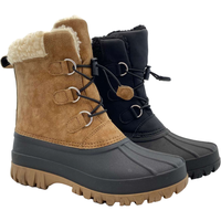 Bottes de neige extérieures chaudes antidérapantes à la mode personnalisées en usine pour hommes