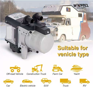 Nouveau chauffe-eau diesel Winfull 12V 6KW avec thermostat, télécommande et affichage numérique pour le préchauffage du moteur - Product Image 5