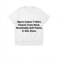 T-shirt Classique pour Homme – Vente en Gros Usine – Coton Tricoté pour Uniformes d'Équipe Professionnelle – Stock en Vrac – Livraison Rapide