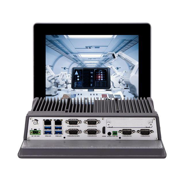 10.4 Inch IP65 Waterproof Industrial Touchscreen PC Fanless Window Linux OS I5 I7 All-in-One Embedded PC Stock Available