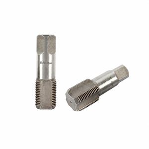 ดอ<span class=keywords><strong>ก</strong></span>ต๊าปเกลียวเหล็<span class=keywords><strong>ก</strong></span> HSS สีเงิน พร้อมด้ามจับหกเหลี่ยม สำหรับเกลียวท่อ NPT เมตริก - Product Image 1