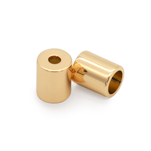 Khóa Kéo Dây Khóa Cuối Nút Chặn Đầu Dây Vàng Kim Loại Khắc Logo Tùy Chỉnh Cho Hàng May Mặc - Product Image 2