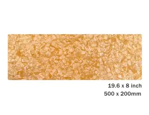 Cellulose Acetate Sheet in Silken Gold Marbled Satin Pattern, Boards for Laser Cutting, Raw Material