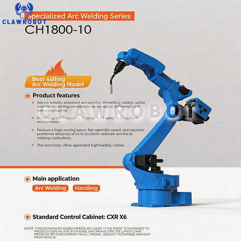 CLAWROBOT Laser Welding Robot 6 Axis 10kg with Laser Welding for TIG ...