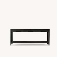 Table console scandinave haut de gamme en shagreen, trois tiroirs, poignées argentées, pieds coniques, étagère assortie, entrée, OEM/ODM personnalisé