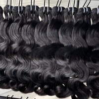 Extensiones de Cabello Humano Ondulado de Alta Calidad, Cabello Virgen, Textura Suave, Densidad Completa, Aspecto Natural