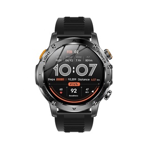 AK87 Outdoor Smart Watch 1.7" HD Screen 100+ Sports Modes BT Call Fitness Tracker IP68 Waterproof with <b>LED</b> <b>Flashlight</b> - Product Image 2