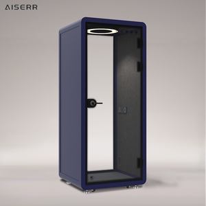 Cabines de bureau insonorisées pour 4 personnes à prix avantageux, cabine téléphonique privée insonorisée, cabine insonorisée portable, pod de réunion de bureau - Product Image 4