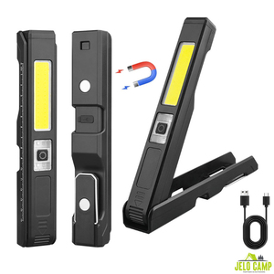 Lampe de travail multifonctionnelle COB à <span class=keywords><strong>LED</strong></span> pliante avec règle Lampes d'inspection magnétiques sans fil Lampes de travail pour ateliers de réparation de voitures - Product Image 1