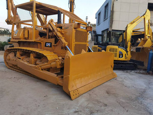 Bulldozer de orugas Caterpillar CAT D7G, D6G, D6D, D7H, D7R, D8R usado con cabrestante de 25 toneladas, motor japonés de 120 HP, capacidad de planchado de 4.3 m, garantía. - Product Image 1