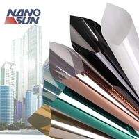 Película Decorativa para Ventanas de PET con Aislamiento Térmico, Anti-UV, Efecto Espejo Unidireccional, para Uso Comercial y Residencial, Precio de Fábrica
