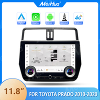 Navigation automobile Android MeiHua pour Toyota Prado 360 Android13 Écran vertical modifié Lecteur multimédia GPS Tout-en-un