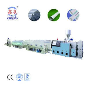 Mesin ekstrusi pipa PE HDPE PVC 20-110mm, ekstruder lini produksi tabung hidrolik air plastik
