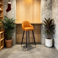 Tabourets de bar rembourrés de style minimaliste |   Tabourets de bar et de café |   Tables et chaises personnalisées d'usine professionnelle