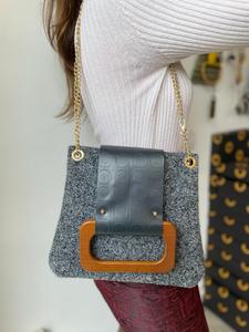 Borsa artigianale di ottima qualità Design Casual con patta e patta di protezione ambientale borsa a tracolla da donna fatta a mano - Product Image 4