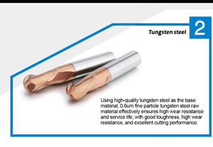 Outil de coupe en carbure à tête sphérique DOHRE <span class=keywords><strong>UEX</strong></span>, outil de haute performance pour le travail des métaux - Product Image 4