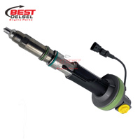 Injektor Bahan Bakar Common Rail F00BL0J018 F 00B L0J 018 F 00B L0J 020 F00BL0J020 untuk Excavator QSK19 Injektor Truk Suku Cadang Mobil