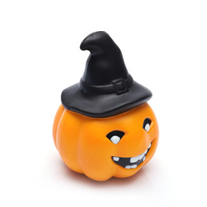 Cam Bí Ngô <span class=keywords><strong>Squishy</strong></span> Hallowmas Noctilucence Chống Căng Thẳng Bóng Skull Fom Đồ Chơi PU Foam Ngày Lễ Quà Tặng - Product Image 5