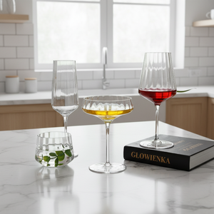 Verres à pied haut en <span class=keywords><strong>cristal</strong></span> à facettes, style nordique et allemand, à rayures verticales, pour vin rouge, <span class=keywords><strong>blanc</strong></span> et <span class=keywords><strong>champagne</strong></span> – Luxe créatif - Product Image 4