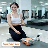 Rodillo Abdominal para Ejercicios Diarios en Casa, con Rebote Automático, para Adelgazar la Cintura, para Hombres y Mujeres Adultos